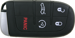 Dodge 5 Button 4th Gen PEPS Remote L,U,T,P,RS