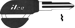 Datsun Key Nissan 300ZX X197P