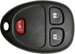 GM 3 Button Remote L,U,P