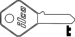 Rootes Group Key Blank B79L