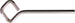 Dogging Key 5/32in Small