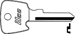 Mercedes Benz Key Blank M68 NE8-SI