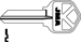 KW1 1176 Kwikset Key Blank Nickel Plated 250 Pack