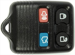 Ford Remote Shell 4 Button U,L,P,T
