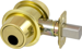 Deadbolt Double Cylinder, Less Cylinder, Triple Option Adjustable Backset 2-3/8 to 2-3/4, Grade 2, 605/US3 Bright Brass