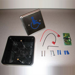 2 Each 4-1/2in Square Push Button Transmitter for 5800 Wire Free Operator, 689/SP28 Aluminum Powder Coat