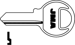 K1 M1 1092 Master Key Blank Brass 250 Pack