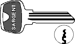 Sargent Original 6-Pin Key Blanks, Nickel Silver