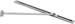 Overhead Concealed Mount Low Profile Stop, Non-Handed, Channel is 1-1/4in Wide x 1/2in Deep, 630/US32D Stainless Steel
