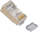 RJ45 Shielded Cat6 2 Piece Round Solid 1