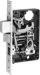 Entry Mortise Body Only, for Knobs Sets, 2-1/2in Backset, Front 1-1/16 x 7-5/8in, Deadbolt and Latch, Grade 2, 605/US3 Bright Brass