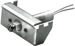 3/8in Recessed (Flush Mount) Tamper Switch, Adjustable Plunger 1/4in to 1/2in, 12in Leads, Clip Mounted, Closed Loop