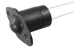 Short Roller Ball  Contact Switch with Screw Down Flange, Contact with 360 Degree of Ball Access, 12in Leads, Closed Loop (N/O), Brown