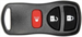 Nissan Remote Shell 3 Button U,L,P