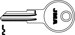 Y11 O1122 Yale Key Blank Brass 250 Pack