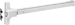 Rim Exit Device, Less Trim, Hex Key Dogging, 36in, Grade 1, 630/US32D Stainless Steel