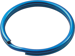 Key Ring 1in Bulk Blue 25/Pack