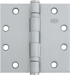 5-Knuckle Hinge, Standard Weight, Full Mortise, Ball Bearing, 4.5in x 4.5in (4545), Ferrous Steel Base, Fire-Rated, Satin Chrome US26D/652