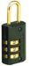 Combo 3 Dial Luggage Padlock