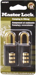 Combo 3 Dial Luggage Padlock 2 Pack