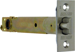 Deadlatch 5in Square F Series, 1in x 2-1/4in, 626/US26D Satin Chrome