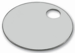 1-1/4in Aluminum Tag Purple 100/Box