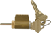 Knob Cylinder Except Orbit A Series, C Keyway, 626/US26D Satin Chrome