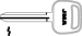 TR47 X217 Toyota Large Head Key Blank