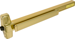 Rim Exit Device, Exit Only No Trim, 36in, Hex Dogging, Grade 1, 605/US3 Bright Brass