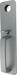 Thumb Piece Trim (3in x 12in), Less Rim Cylinder, 689/SP28 Powder-Coated Aluminum