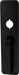 Nightlatch Pull Plate Trim (3in x 12in), Less Rim Cylinder, 695/SP313 Powder-Coated Dark Bronze