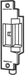 Fire Rated Electric Strike for Mortise or Cylindrical Locks, 24VDC, Fail Secure FSE, 630/US32D Satin Stainless Steel