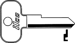 British Leyland Key V77M 62DT