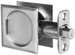 Passage Pocket Door Lock, 2-3/8in Backset, Oil Rubbed Bronze 613/US10BP
