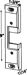 Faceplate 9in x 1-3/4in x 11/16in, Rim Exit Devices, Metal Jambs, 7000 Series, 630/US32D Stainless Steel