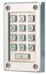 Vandal Resistant Metal Keypad, Zinc Alloy, 13 Key, Backlit, 10-14VDC, IPX7, Chrome Plated