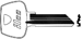 +Sargent Key Blanks 275HJ