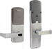 KIT - Multi-Technology Reader Networked Wireless Office, Cylindrical Lock, Rhodes Lever, FSIC (Schlage Full Size IC), Less Core, 2-3/4in Backset, UL, ANSI Strike, Field Reversible Handing, Grade 1, 626/US26D Satin Chrome