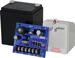 KIT - Power Supply/Charger Board and Plug-in Transformer (TP1640) and 4AH Battery (BT124), Converts 16-28VAC to Single Output, 6/12/24VDC @ 2.5A