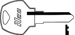 Harley Davidson Motorcycle Key