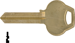 Key Blanks 67B2 Keyway 6-Pin, Plain Head, Nickel Silver