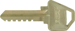 Corbin Russwin Key Blanks L1 Keyway, 6-Pin, Security Bow, Nickel Silver