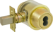 Deadbolt Double Cylinder, SFIC (Small Format IC) Prep, Less Core, Triple Option Adjustable Backset 2-3/8 to 2-3/4, Grade 2, 605/US3 Bright Brass