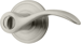 Pembroke Privacy Lever, 6-Way Adjustable Latch 2-3/8in-2-3/4in Backset, Grade 2, 625/US26 Polished Chrome