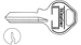 Master Lock Key Blank M10 1092N