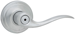 Tustin Privacy Lever, 6-Way Adjustable Latch 2-3/8in-2-3/4in Backset, Grade 2, 626/US26D Satin Chrome