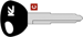 Mazda R/W Transponder Key