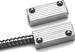 1-1/2in Long Mini Aluminum Surface Set with 19in Armored Cable, Gap 1in+, Hidden Terminals, Closed Loop (N/O), Aluminum Housing