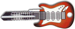 KW1 Sunburst Fender Guitar Key