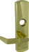 06 Classroom Lever Trim for 98/99 Rim and Vertical Rod Exits, LHR Left Hand Reverse/Reversible Handing, 605/US3 Bright Brass